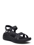 Womens Gowalk Arch Fit - Elite Sandal Platta Sandaler Black Skechers