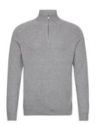 Onsedward Reg 7 Wool Half Zip Knit Tops Knitwear Half Zip Jumpers Grey...