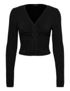 Aino Blouse Tops Blouses Long-sleeved Black Gina Tricot