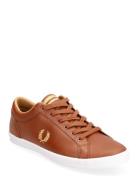 Baseline Leather Låga Sneakers Brown Fred Perry