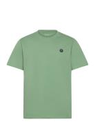 Loke Badge Tee - Regenerative Organ Tops T-shirts Short-sleeved Green ...