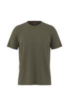 Selected Homme Slhaspen Ss O-Neck Tee Noos Grön