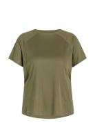 Women Sports T-Shirt Sport T-shirts & Tops Short-sleeved Khaki Green Z...
