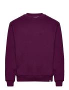 Crew Sweatshirt Tops Sweat-shirts & Hoodies Hoodies Purple Les Deux