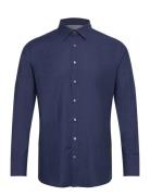 Selected Homme Slhslimdetail Shirt Ls Classic Noos Marinblå