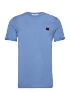 Piece T-Shirt Tops T-shirts Short-sleeved Blue Les Deux