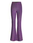 ONLY Onlrich Glitter Flared Pant Cs Jrs Lila