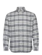 Selected Homme Slhregrobin-Flannel Check Shirt Grå