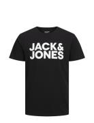 Jack & J S Jjecorp Logo Tee Ss O-Neck Noos Svart