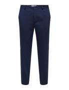 ONLY & SONS Onseve Slim 0071 Pant Noos Marinblå