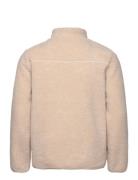 Knowledge Cotton Apparel Teddy Fleece Zip Sweat - Grs/Vegan Beige