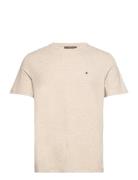 James Tee Designers T-shirts Short-sleeved Cream Morris