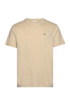 GANT Reg Shield Ss T-Shirt Beige