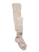 Lindex Tights 1P Bag Wool Rib Beige