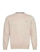 GANT Classic Cotton C-Neck Beige