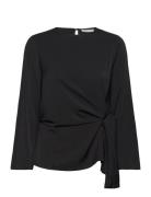 InWear Cadenzaiw Drape Blouse Svart