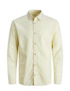 Jack & J S Jjesummer Linen Shirt Ls Sn Kräm