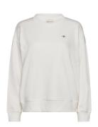 GANT Rel Shield C-Neck Sweat Vit