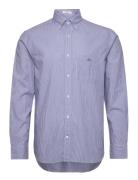 GANT Reg Classic Poplin Banker Shirt Blå