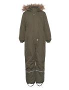Snow Suit Outerwear Coveralls Snow-ski Coveralls & Sets Khaki Green Mi...