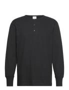 Selected Homme Slhphillip Ls Henley Noos Svart