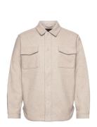 Clean Cut Copenhagen Dean Bonded Overshirt Kräm