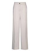 Calvin Klein Structure Twill Wide Leg Pant Grå