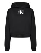 Calvin Klein Jeans Sequin Hoodie Svart