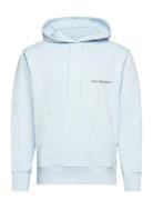 Institutional Hoodie Tops Sweat-shirts & Hoodies Hoodies Blue Calvin K...