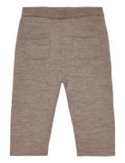 Baby Felted Pants Bottoms Sweatpants Brown FUB