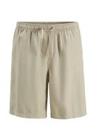 Jack & J S Jpstkarl Jjaaron Tencel Jogger Short Beige