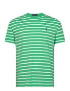 Polo Ralph Lauren Classic Fit Striped Jersey T-Shirt Grön