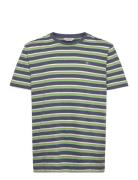 GANT Striped Shield T-Shirt Grön