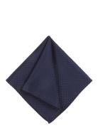 Portia 1924 Silk Pocket Square Marinblå