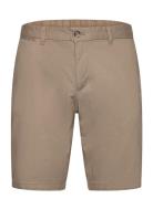 Mango Slim-Fit Chino Cotton Bermuda Shorts Beige