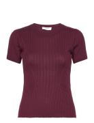 Rosemunde Knit T-Shirt Röd