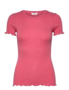 Rosemunde Rwbernadine Ss Regular O-Neck T-Shi Rosa