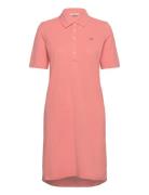 GANT Slim Shield Ss Pique Polo Dress Rosa