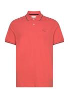 GANT Tipping Ss Pique Polo Korall