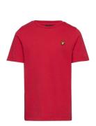 Lyle & Scott Plain T-Shirt Röd