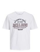 Jack & J S Jjelogo Tee Ss O-Neck 2 Col Aw24 Sn Vit