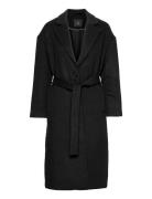 Katarinabbbjezze Coat Outerwear Coats Winter Coats Black Bruuns Bazaar