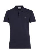 Calvin Klein Jeans Ck Embro Badge Slim Polo Marinblå