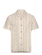 Anerkjendt Akleon S/S Cotton Shirt Kräm