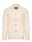 Morris Fenix Linen Shirt Jacket Kräm