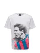 ONLY & SONS Onsjake Reg Football Ss Tee Vit