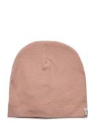 Huttelihut Beanie Solid Rib Rosa