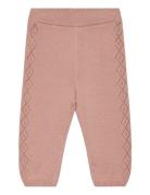 Pants Knit Bottoms Trousers Pink Fixoni