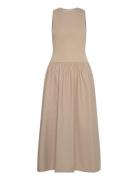 Mango A-Line Dress Beige