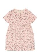 Creamie Dress Ss Crepe Rosa